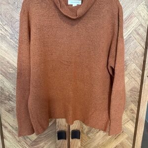 Treasure & Bond Brown Cowl Neck Sweater